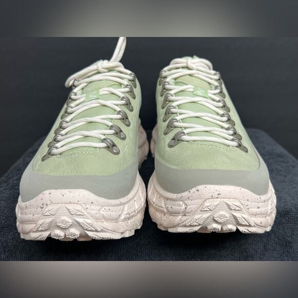 Hoka One U Tor Summit Men’s Seed Green Eggnog Shoes Size 9.5 D NEW WITH BOX - Picture 3 of 9